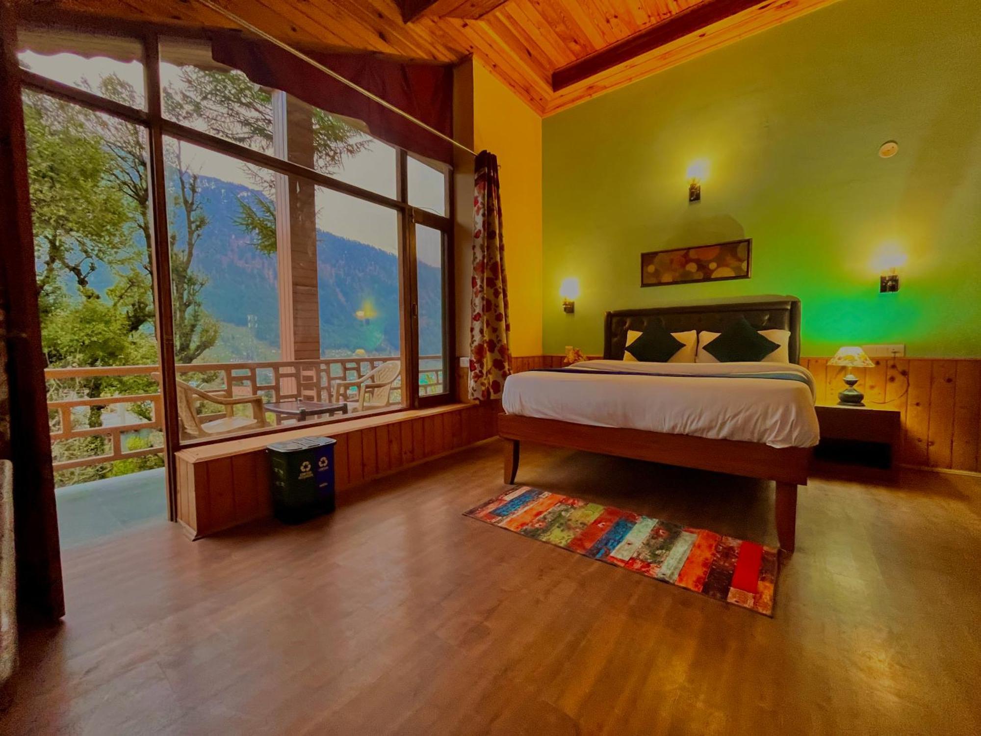The Manu Emerald # Farmhouse # Top Selling Cottage In Manali # Peaceful Heritage Cozy Stay # Lawn With Bonfire # Most Awarded Buitenkant foto