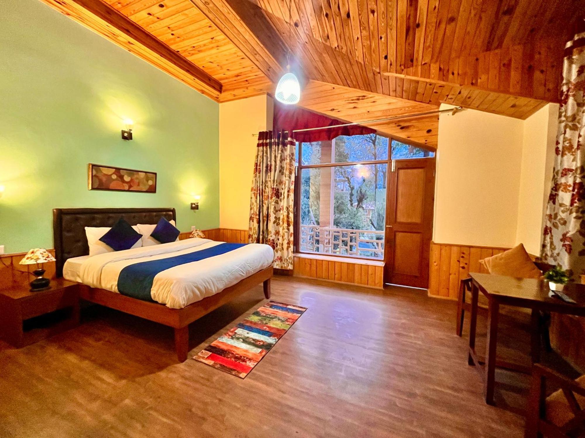 The Manu Emerald # Farmhouse # Top Selling Cottage In Manali # Peaceful Heritage Cozy Stay # Lawn With Bonfire # Most Awarded Buitenkant foto