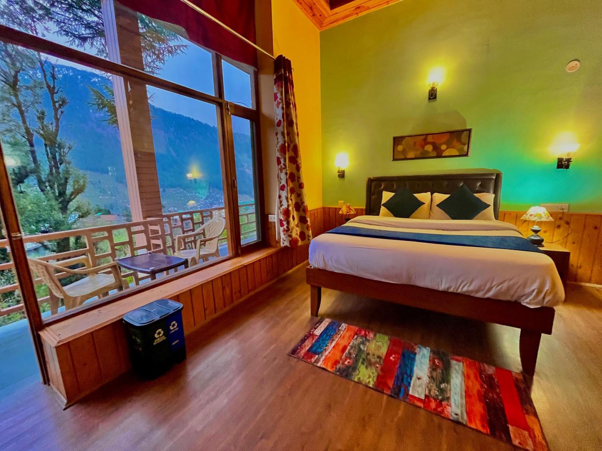 The Manu Emerald # Farmhouse # Top Selling Cottage In Manali # Peaceful Heritage Cozy Stay # Lawn With Bonfire # Most Awarded Buitenkant foto