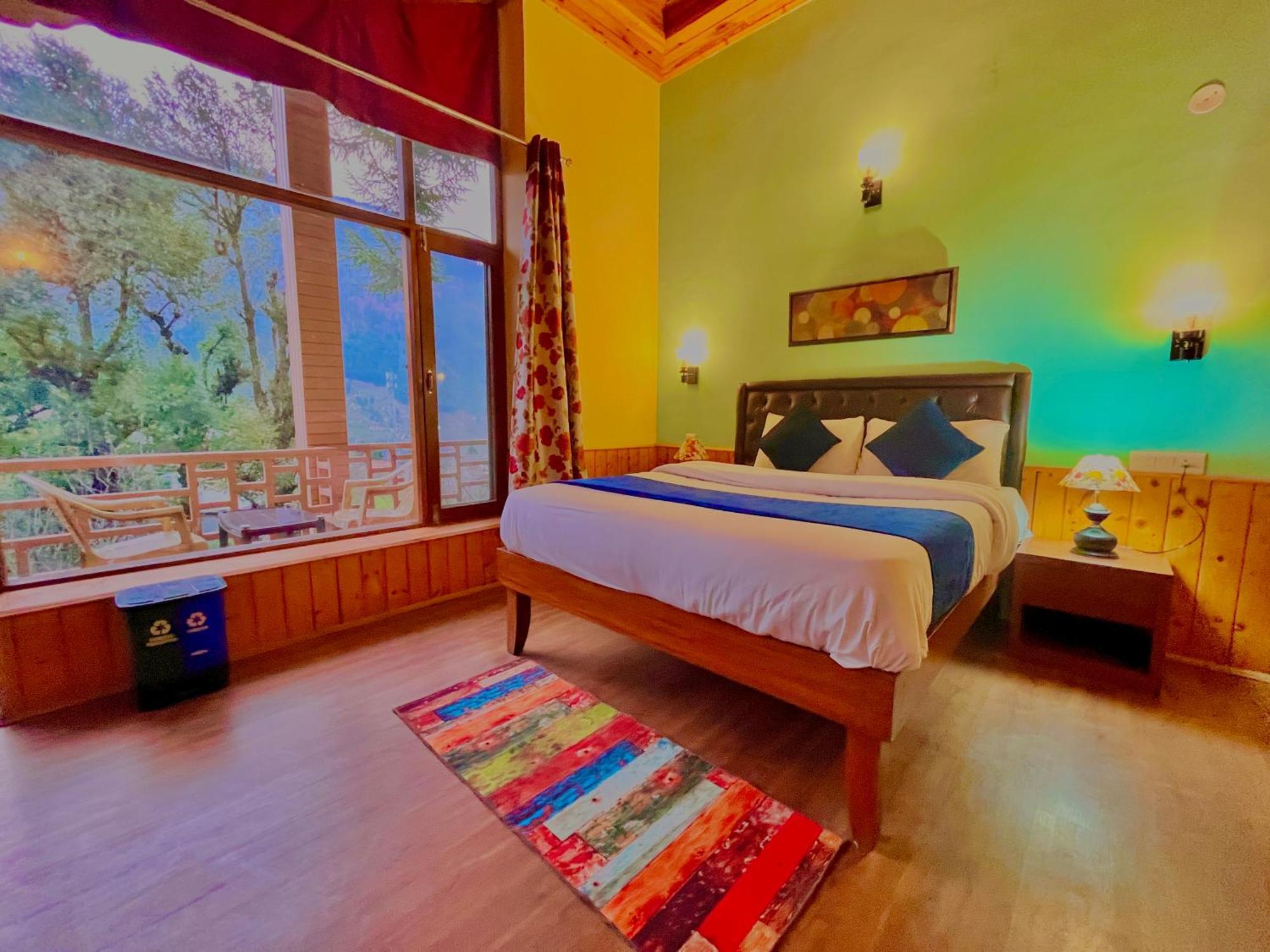 The Manu Emerald # Farmhouse # Top Selling Cottage In Manali # Peaceful Heritage Cozy Stay # Lawn With Bonfire # Most Awarded Buitenkant foto