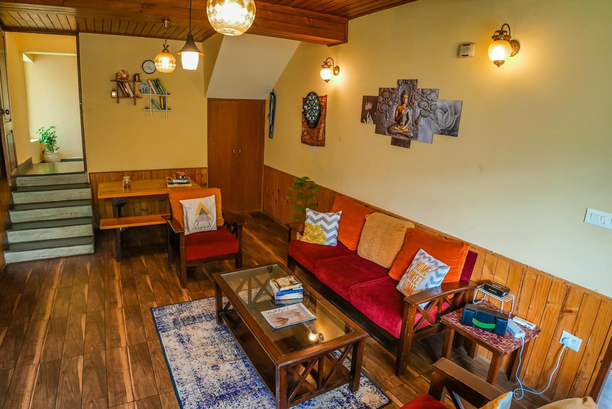 The Manu Emerald # Farmhouse # Top Selling Cottage In Manali # Peaceful Heritage Cozy Stay # Lawn With Bonfire # Most Awarded Buitenkant foto